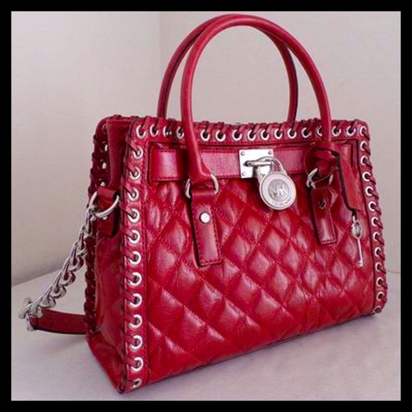 MICHAEL KORS HIPPIE GROMMET HAMILTON EW SATCHEL - Picture 4 of 8